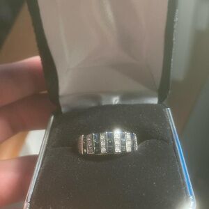 Sapphire Diamond 14K Gold Ring